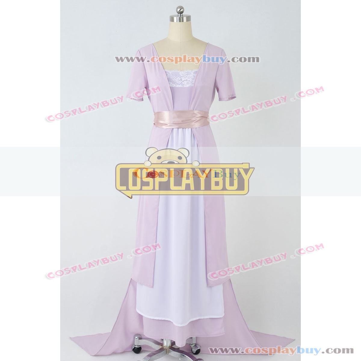 Titanic Rose Purple Swim Gown Dress Cosplay Costume