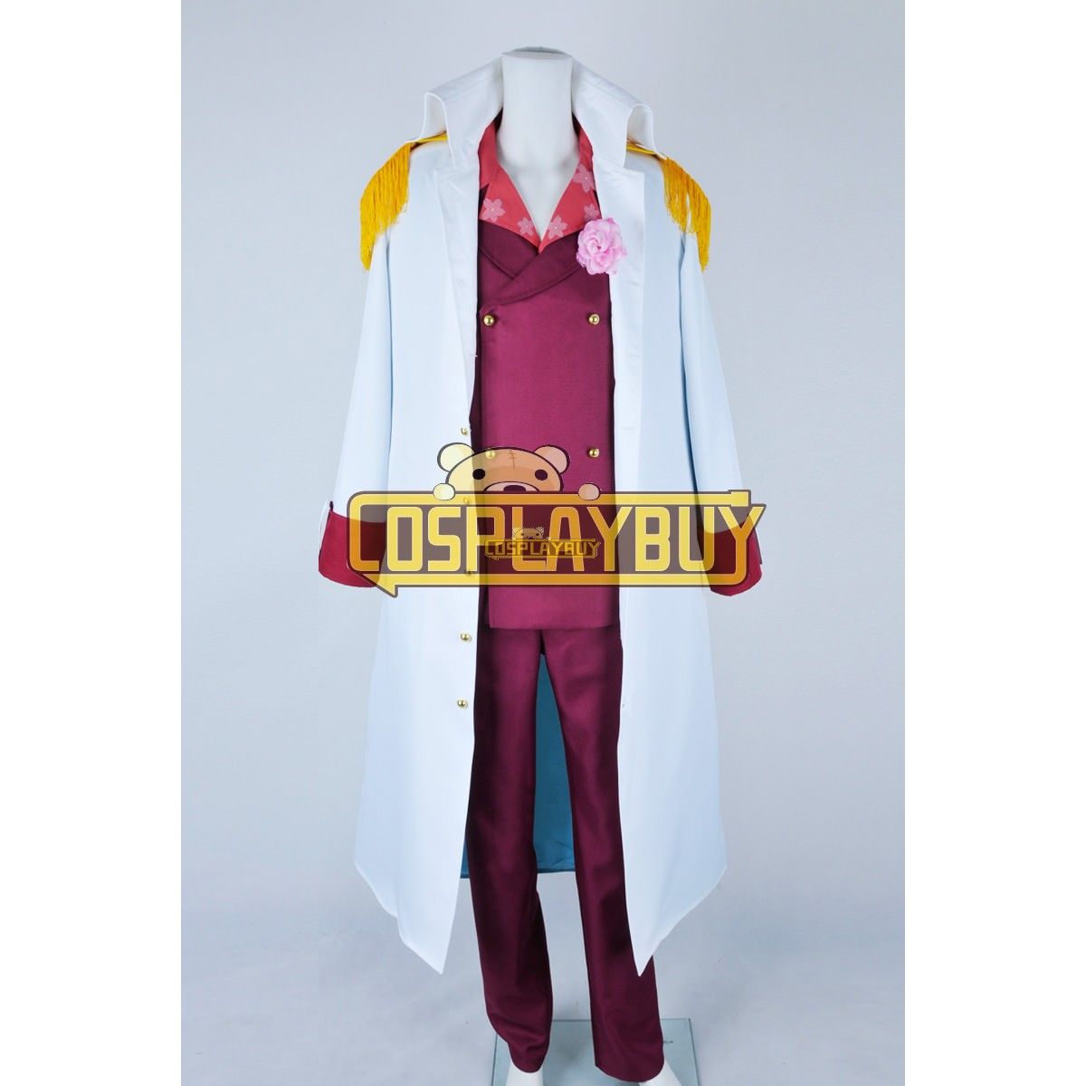 Anime Cosplay ONE PIECE Coat for Sakazuki Akainu Costume Cloak (S
